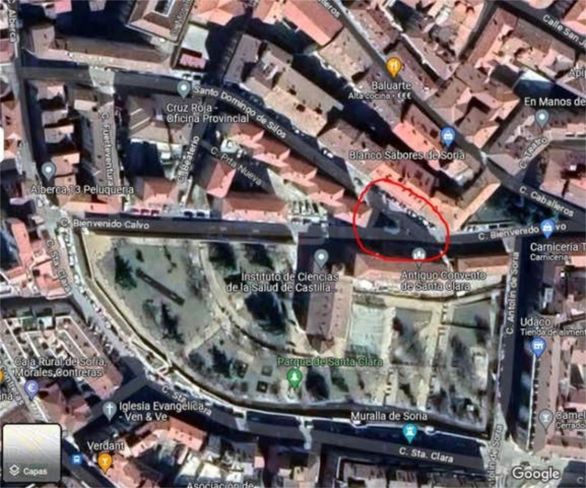 Exterior view of House or chalet for sale in Soria Capital   with Heating, Terrace and Storage room