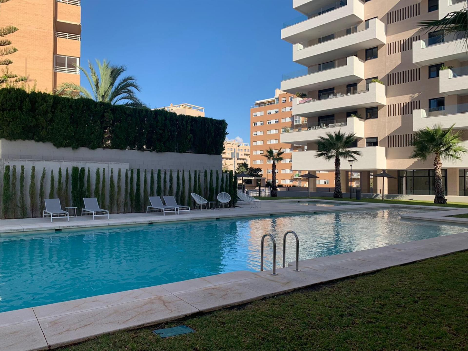 Flat to rent in Avinguda de la Condomina, 83b, Alicante / Alacant Swimming pool of Flat to rent in Alicante / Alacant with Air Conditioner