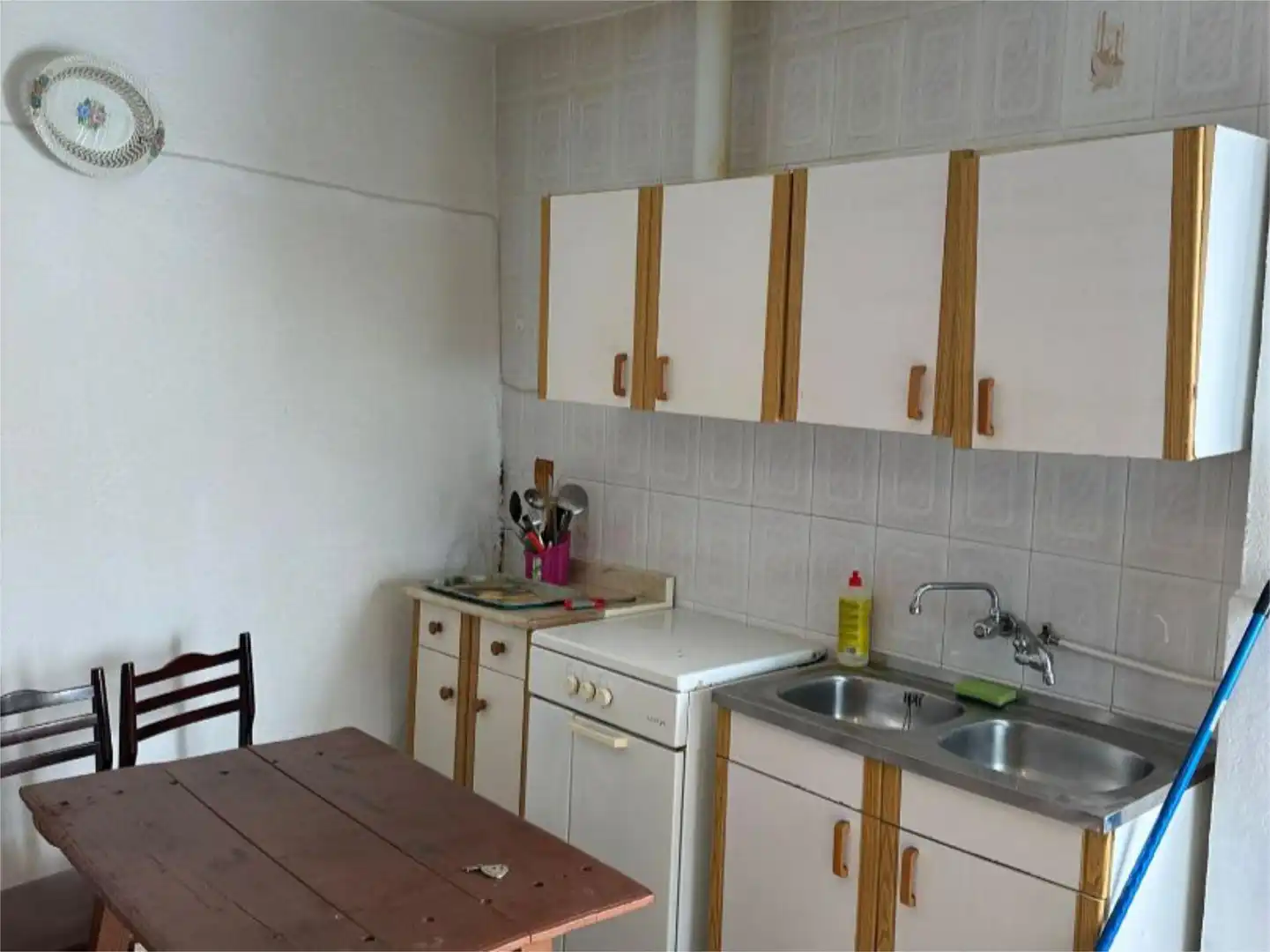 Cocina de Planta baja en venta en Esparragosa de Lares con Jardín privado, Trastero y Amueblado