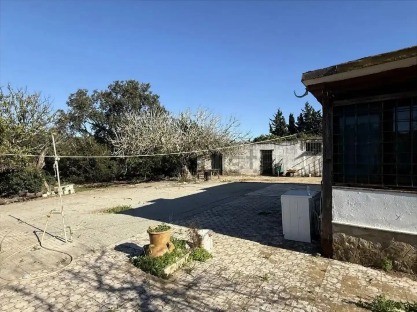 Vista exterior de Finca rústica en venda en Chiclana de la Frontera amb Jardí privat i Traster