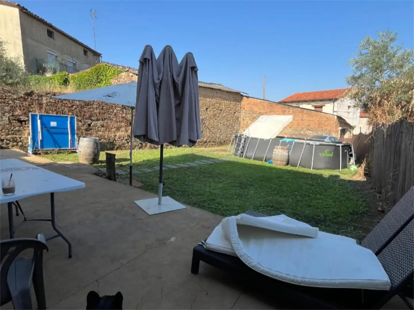 Terrasse von Wohnung zum Verkauf in Villasbuenas de Gata mit Klimaanlage, Heizung und Privatgarten