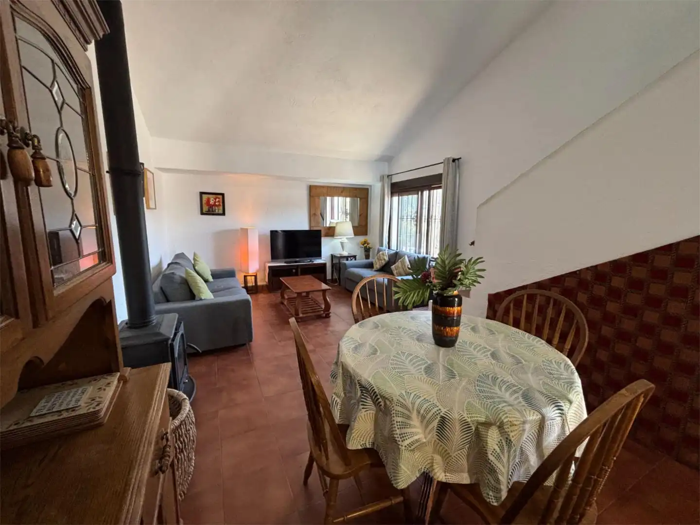 Finca rústica en venta en Avenida Havaral, 47, Júzcar Sala de estar de Finca rústica en venta en Júzcar con Aire acondicionado, Calefacción y Terraza