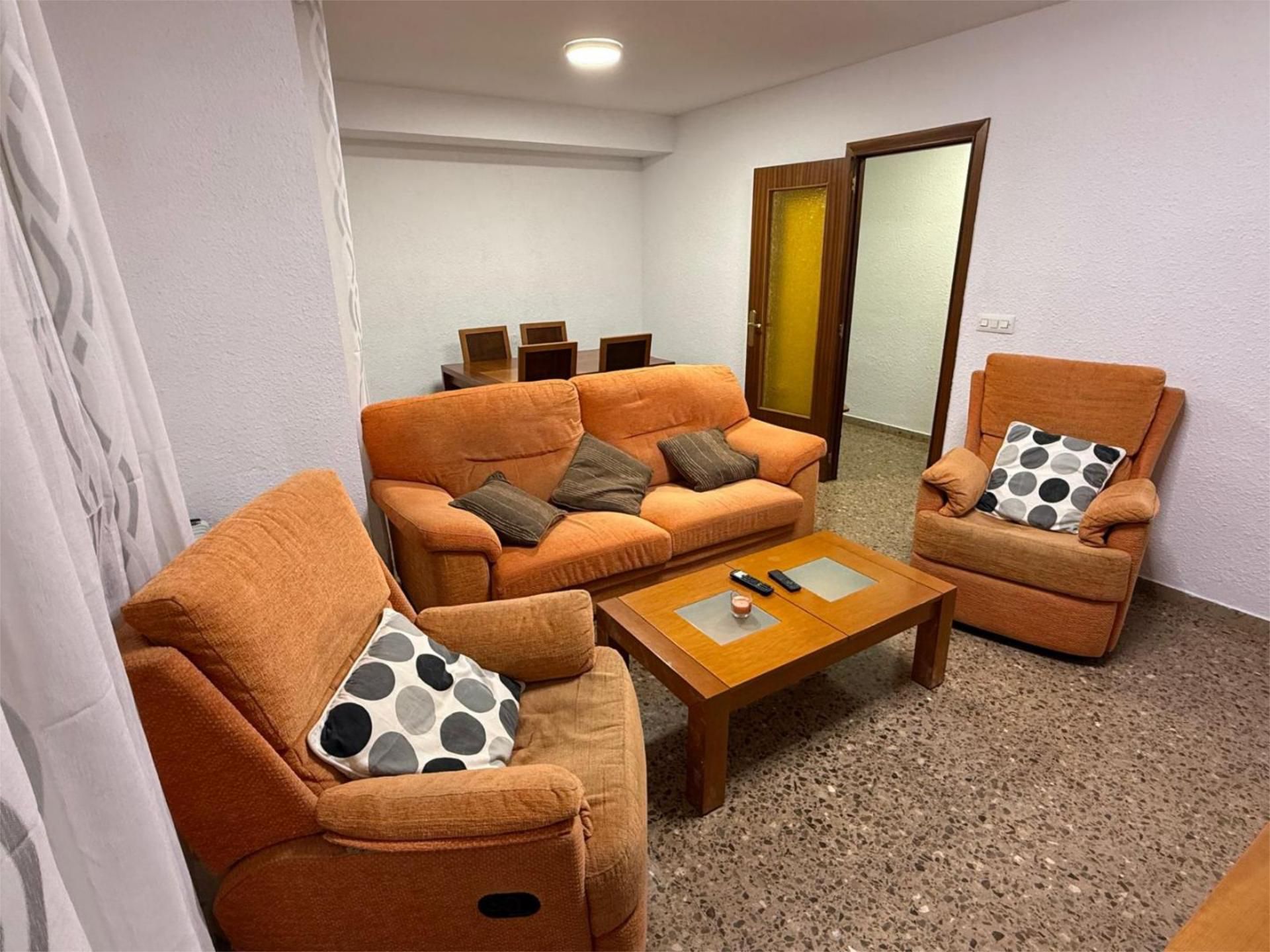 Sala de estar de Piso de alquiler en Andorra (Teruel) con Calefacción, Amueblado y Balcón