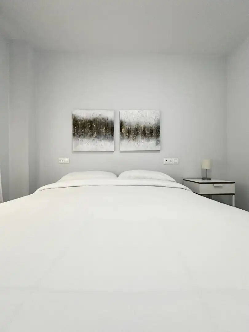 Bedroom of Flat for rent in Monforte de Lemos  with Air Conditioner, Heating and Parquet flooring