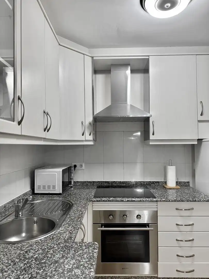 Kitchen of Flat for rent in Monforte de Lemos  with Air Conditioner, Heating and Parquet flooring