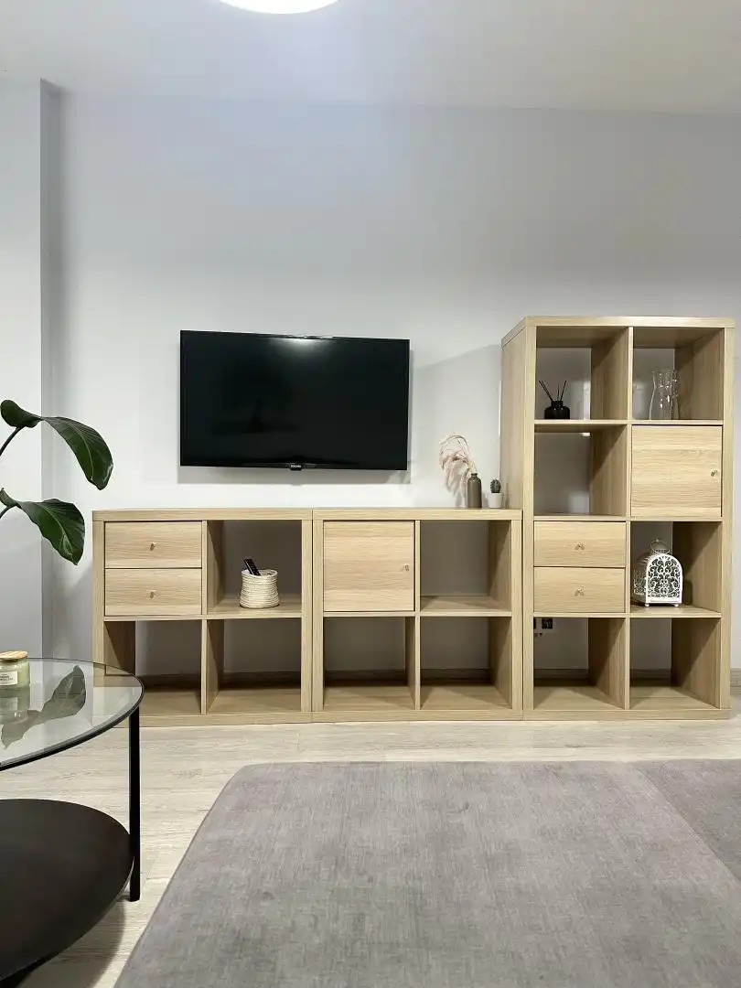 Living room of Flat for rent in Monforte de Lemos  with Air Conditioner, Heating and Parquet flooring
