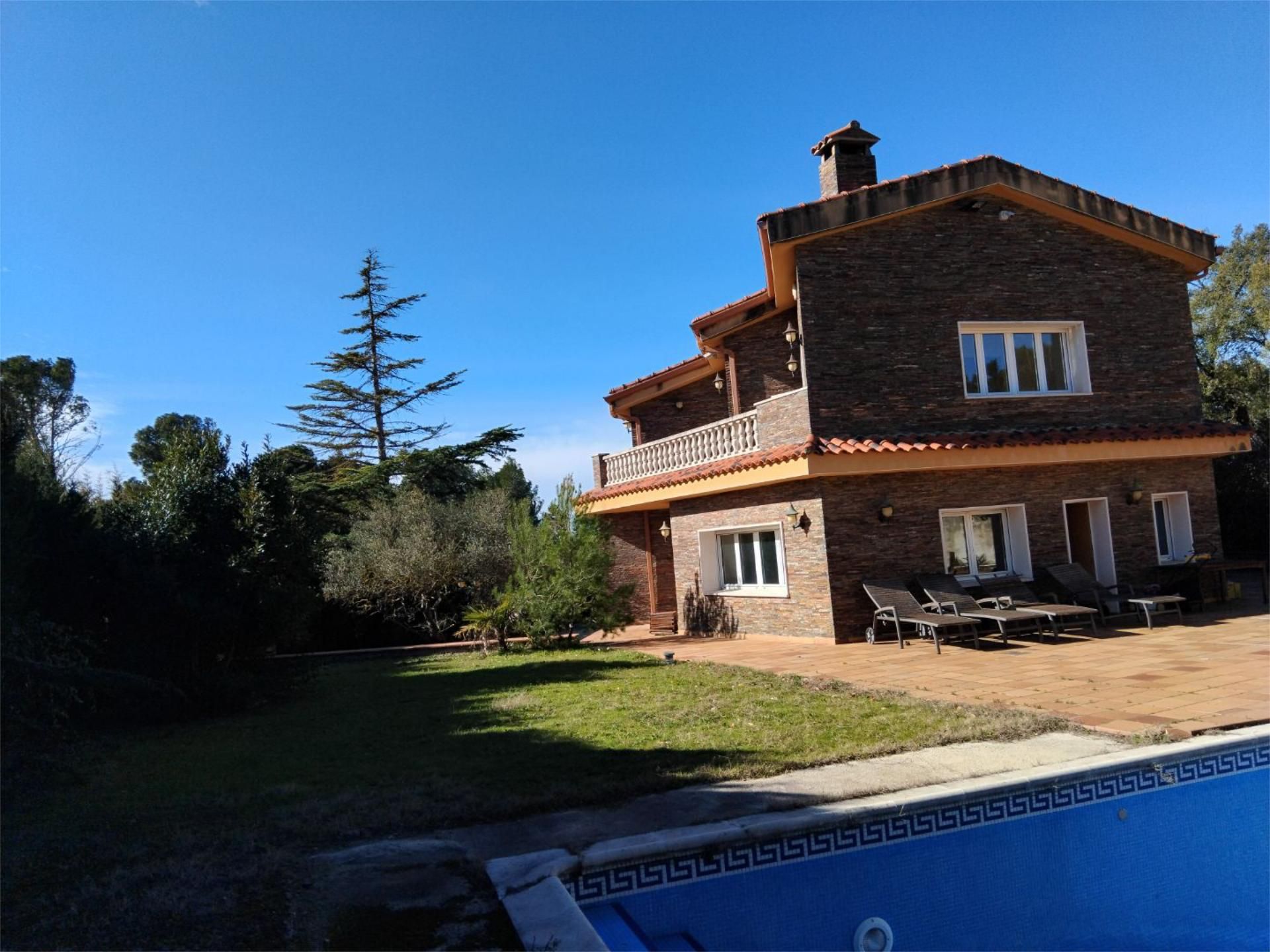 Garden of House or chalet for sale in Òdena  with Air Conditioner, Terrace and Swimming Pool