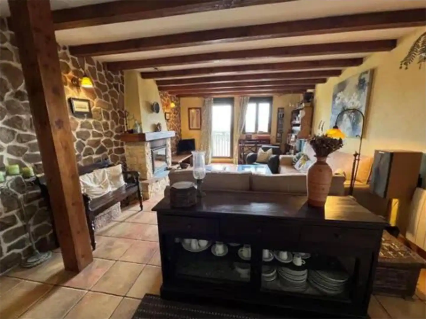 Wohnzimmer von Wohnung zum Verkauf in El Ordial mit Heizung, Möbliert und Balkon