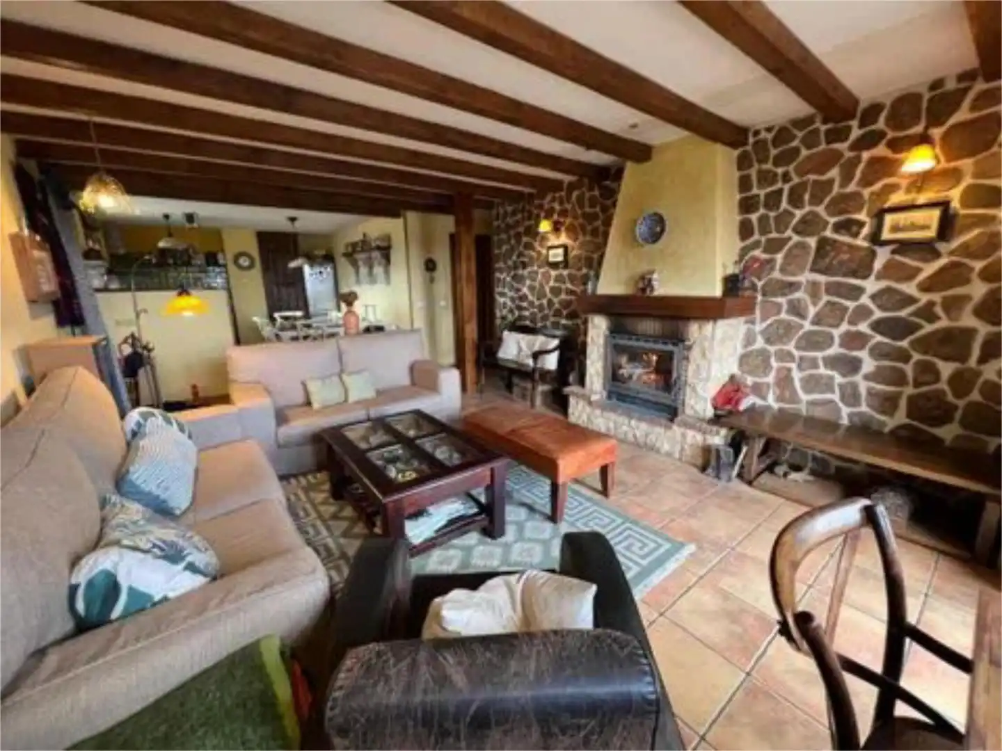 Wohnzimmer von Wohnung zum Verkauf in El Ordial mit Heizung, Möbliert und Balkon