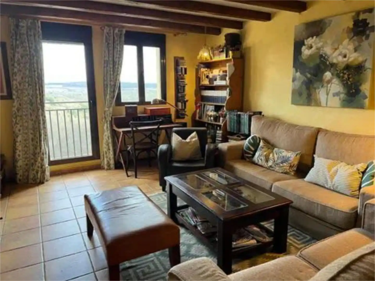 Wohnzimmer von Wohnung zum Verkauf in El Ordial mit Heizung, Möbliert und Balkon
