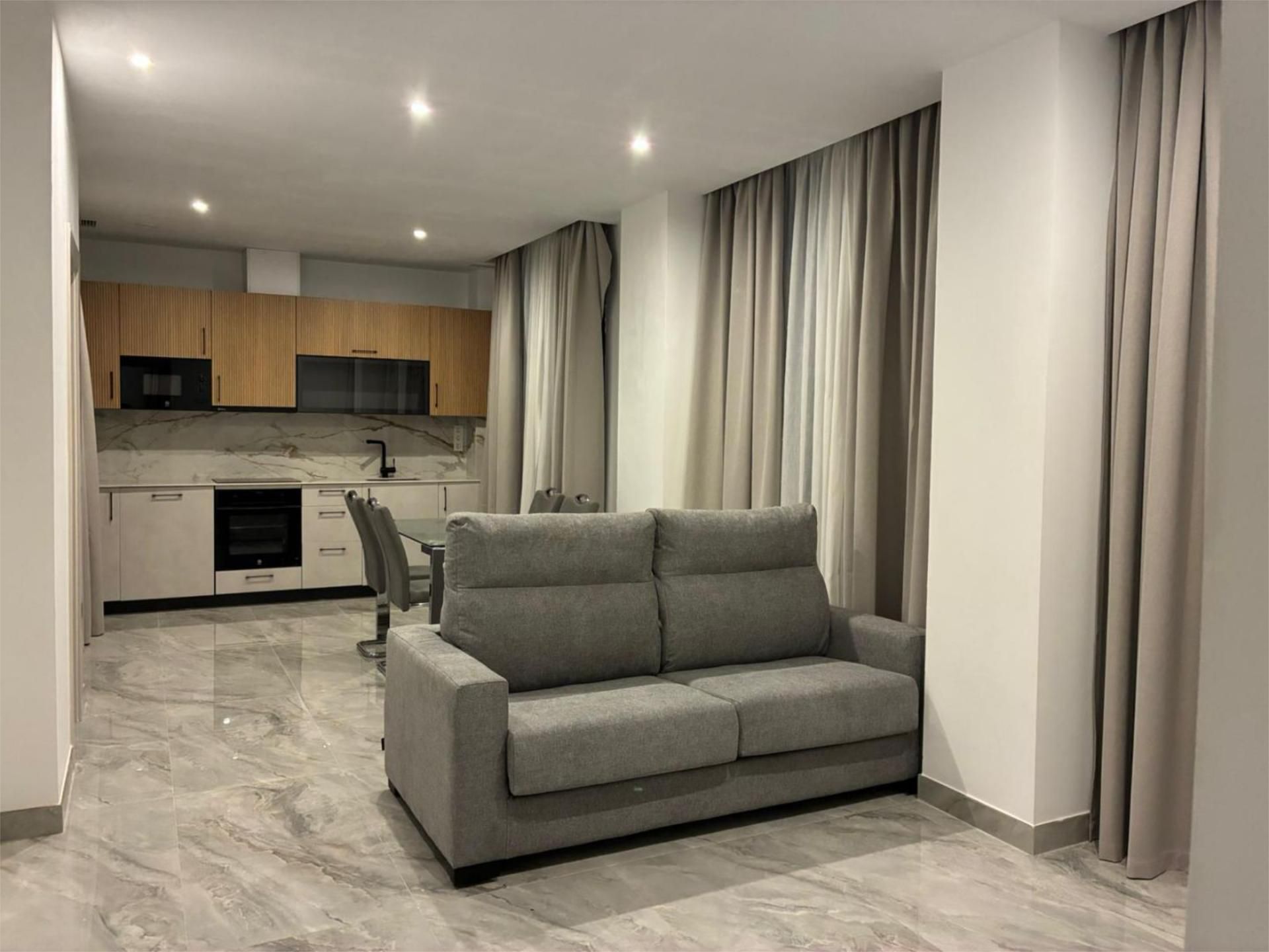 Sala d'estar de Apartament en venda en Málaga Capital amb Aire condicionat, Calefacció i Parquet