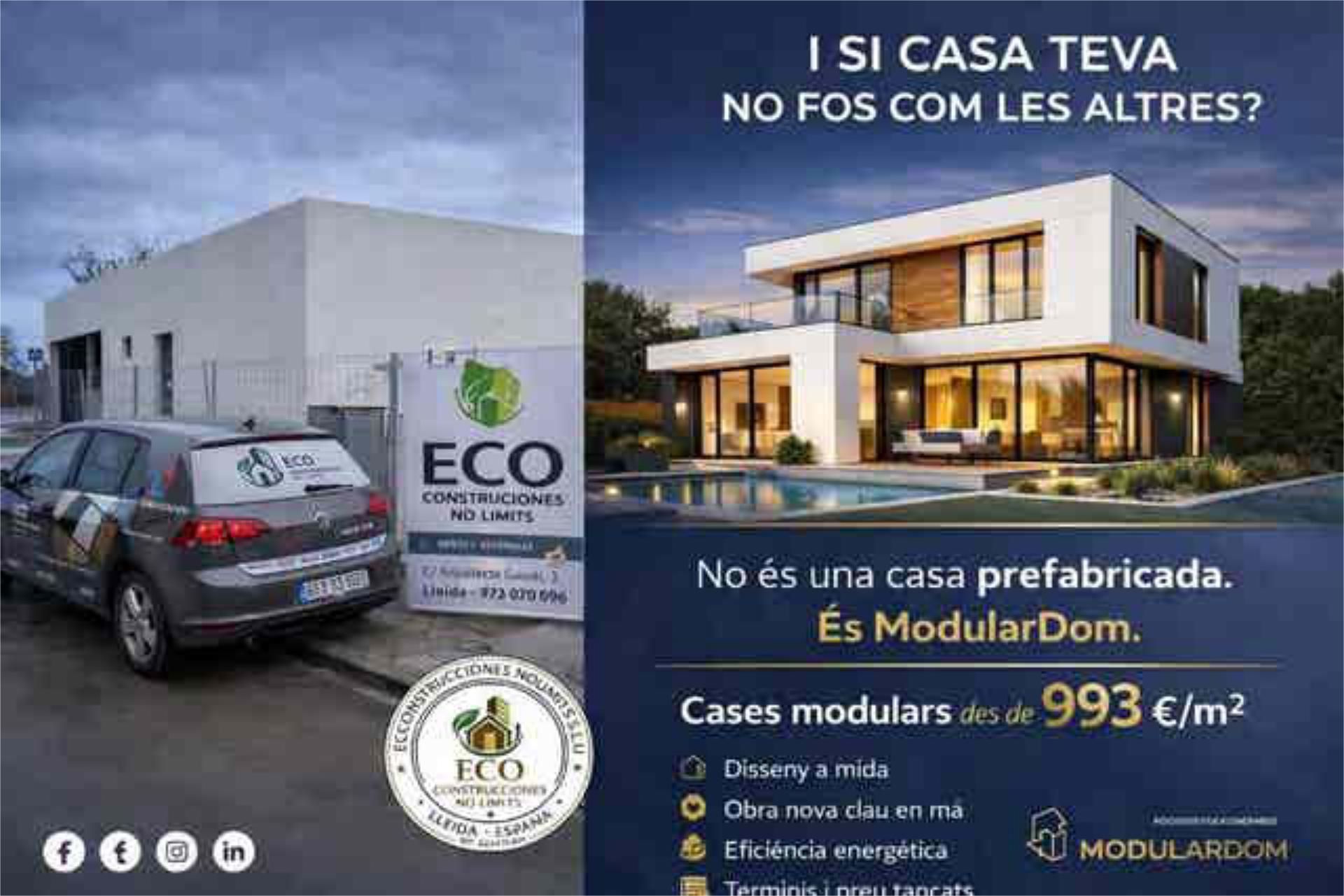 Casa adosada en venta en  Lleida Capital con Calefacción, Jardín privado y Terraza