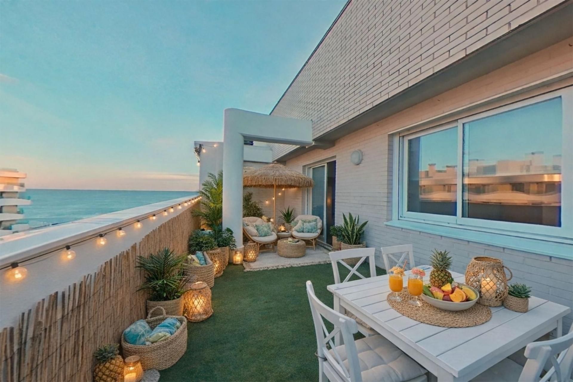 Terraza de Ático en venta en El Puig de Santa Maria con Aire acondicionado