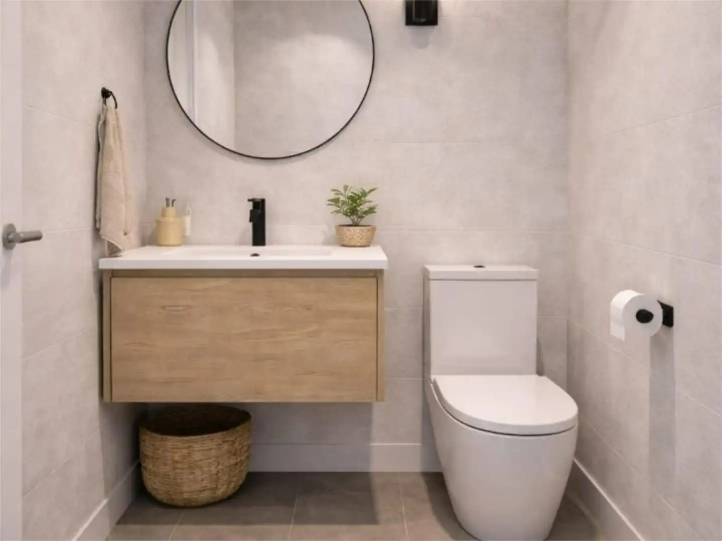 Houses for sale in Carrer Benicarló, 52, Sant Vicenç Dels Horts Bathroom of Houses for sale in Sant Vicenç Dels Horts with Air Conditioner, Heating and Private garden