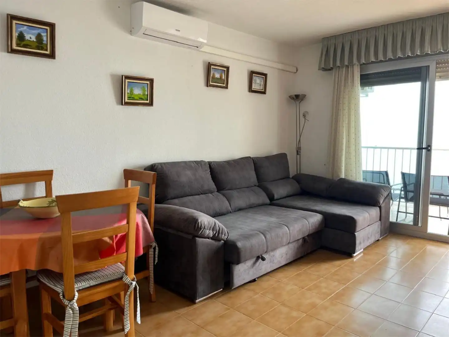 Flat for sale in Avinguda del Papa Luna, 40, Playa Norte Living room of Flat for sale in Peñíscola / Peníscola with Air Conditioner, Terrace and Balcony