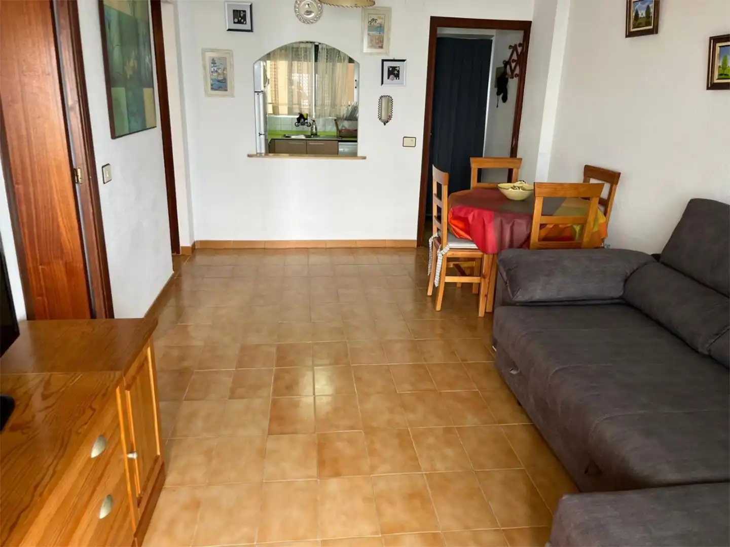 Flat for sale in Avinguda del Papa Luna, 40, Playa Norte Living room of Flat for sale in Peñíscola / Peníscola with Air Conditioner, Terrace and Balcony