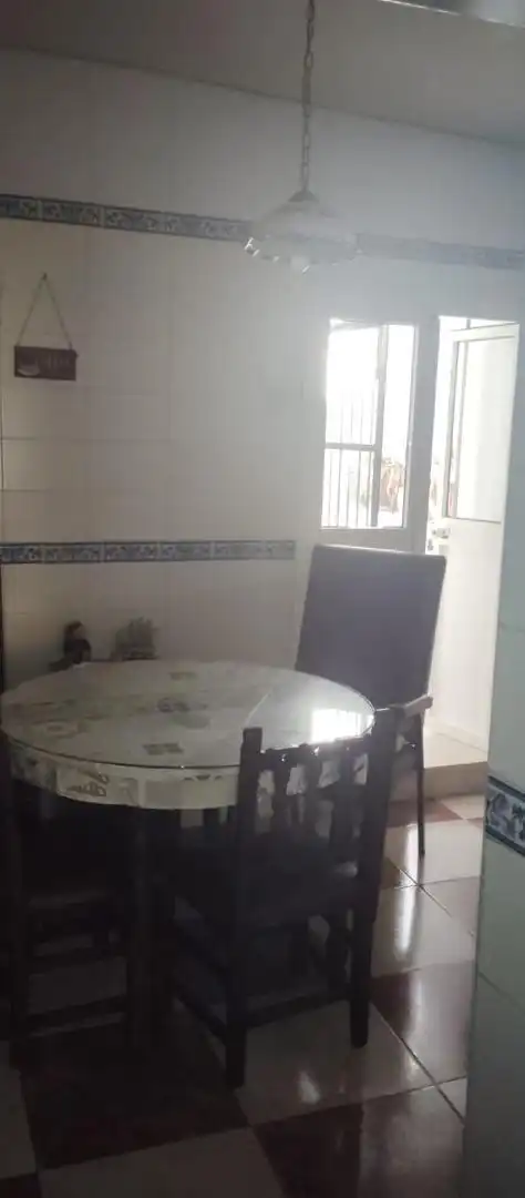 Menjador de Casa adosada en venda en El Pedroso amb Terrassa, Traster i Moblat