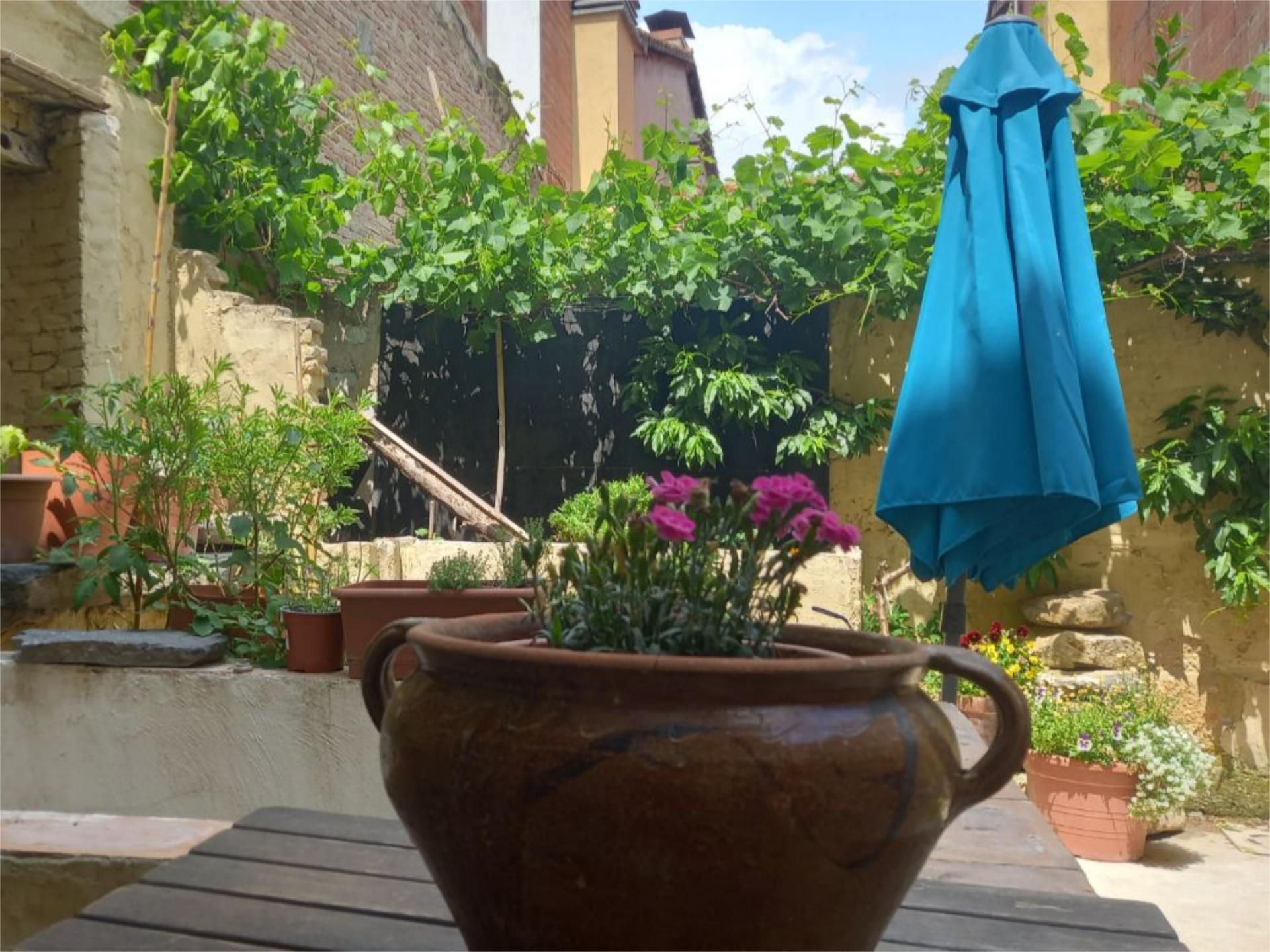 Jardí de Casa adosada en venda en Riudarenes amb Calefacció, Parquet i Terrassa