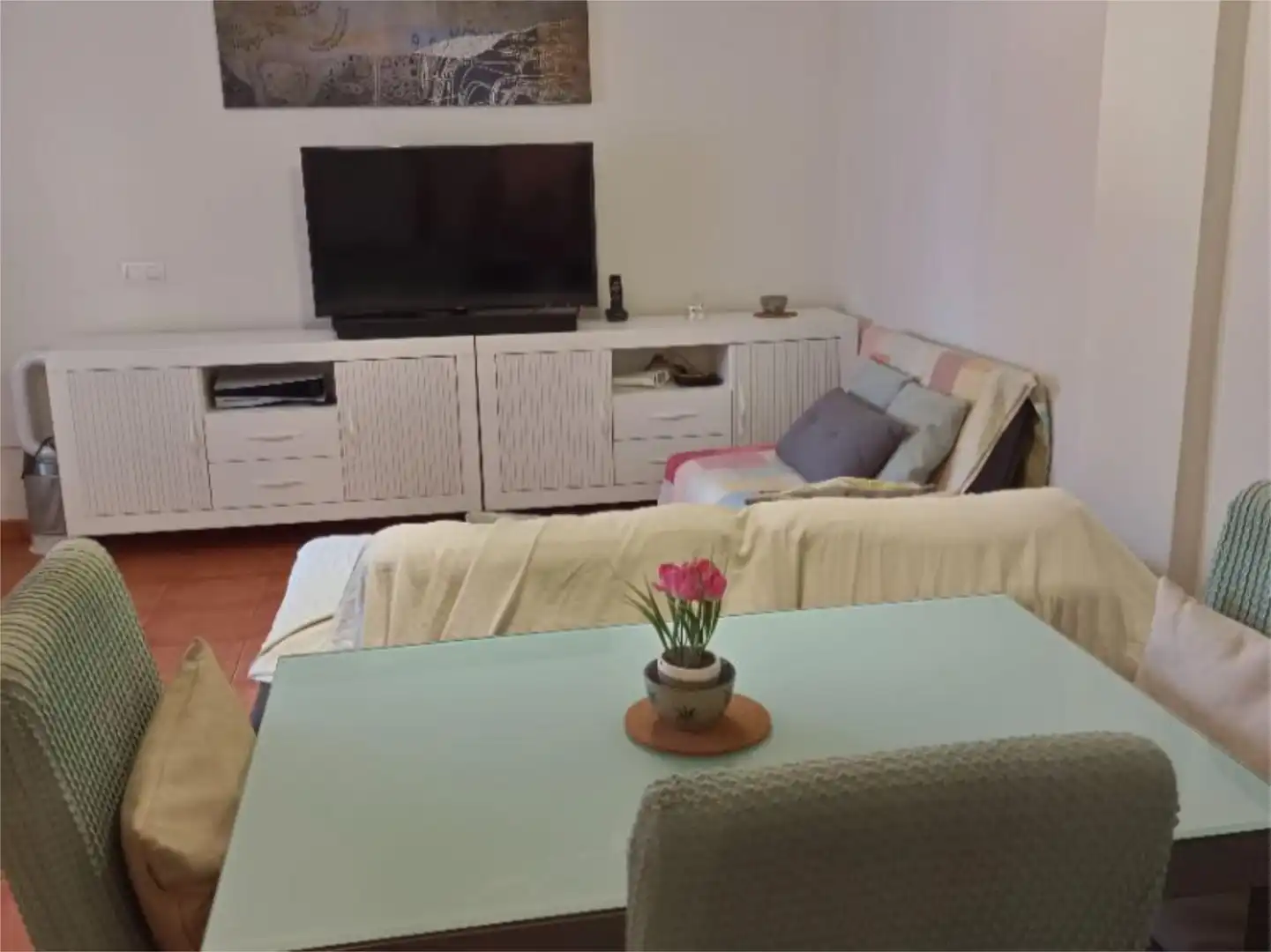 Sala de estar de Dúplex en venta en Algeciras con Aire acondicionado y Terraza