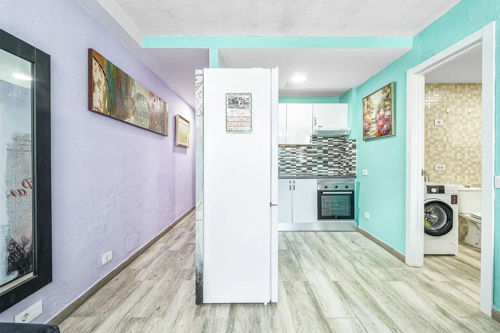 Apartments for rent in Calle Secundino Delgado, 7, San Fernando Kitchen of Apartments for rent in San Bartolomé de Tirajana with Air Conditioner, Heating and Private garden