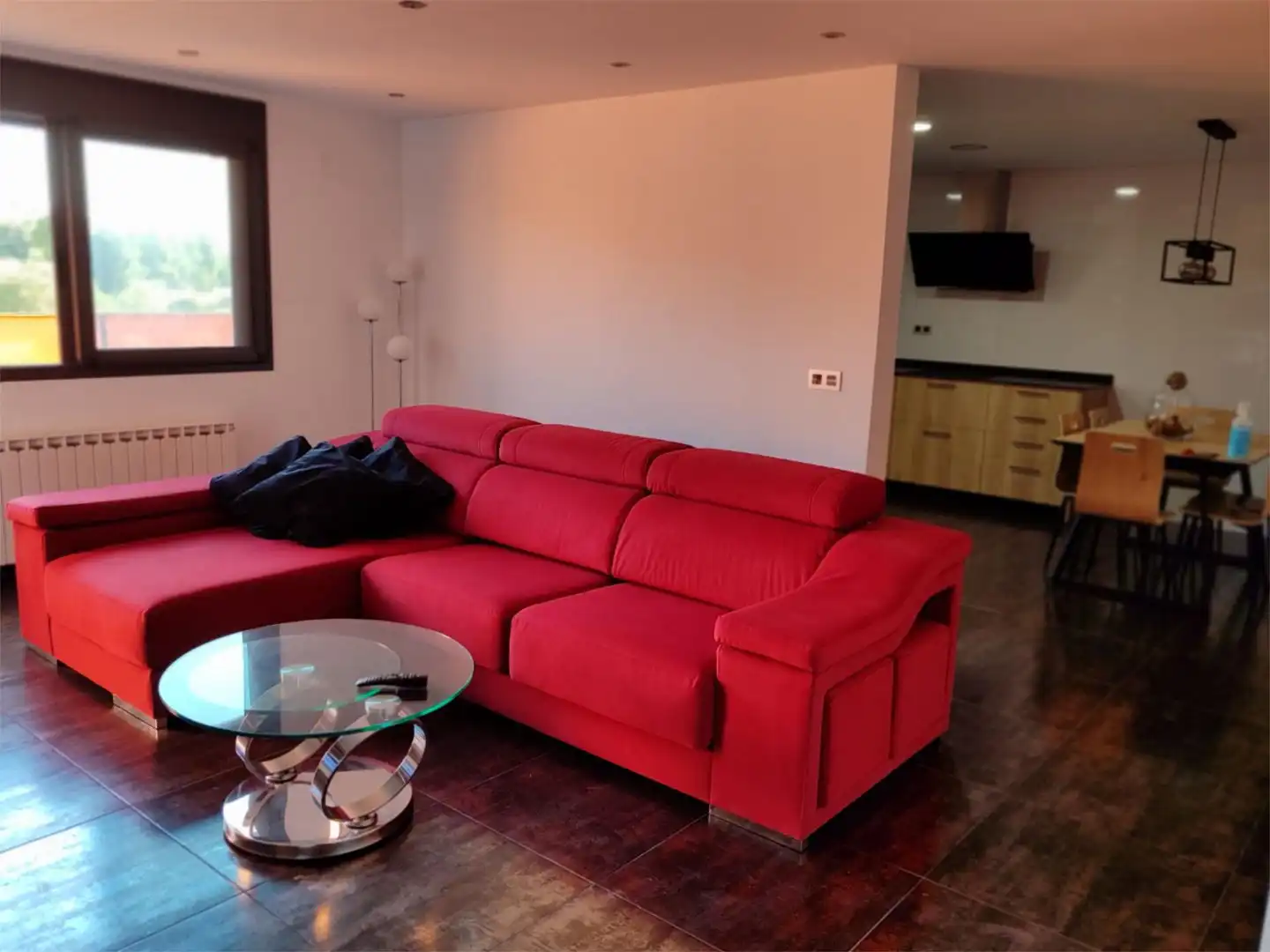 Sala de estar de Piso de alquiler en Alcorisa con Calefacción, Terraza y Amueblado
