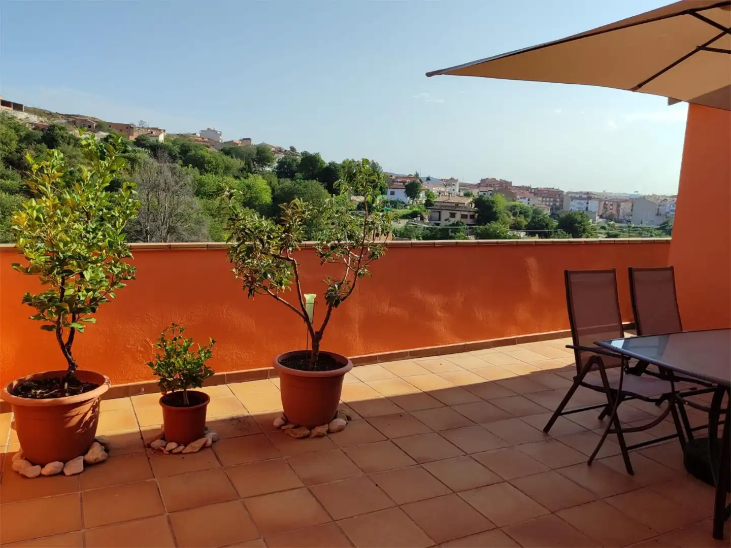 Terraza de Piso de alquiler en Alcorisa con Calefacción, Terraza y Amueblado