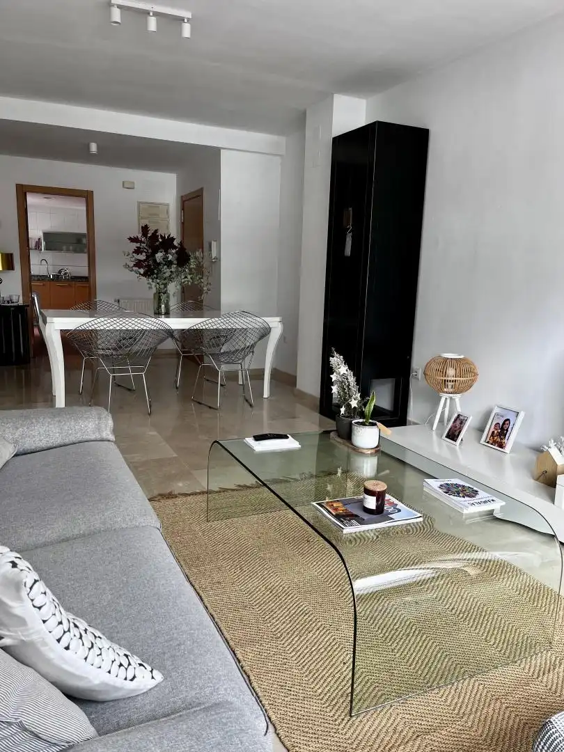 Sala de estar de Piso en venta en Ibi con Calefacción, Amueblado y Balcón