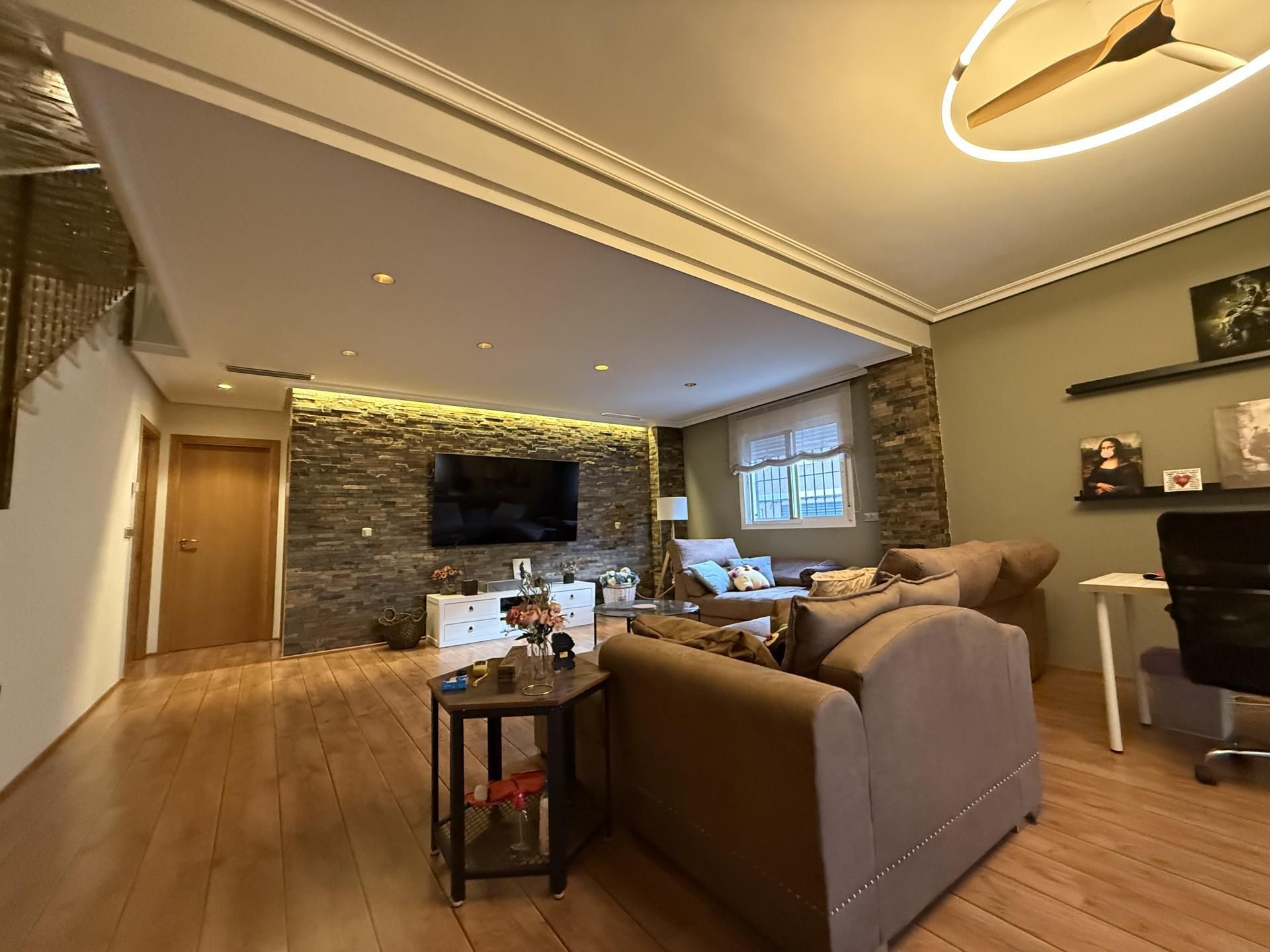 Living room of House or chalet for sale in Beniel  with Air Conditioner, Terrace and Balcony