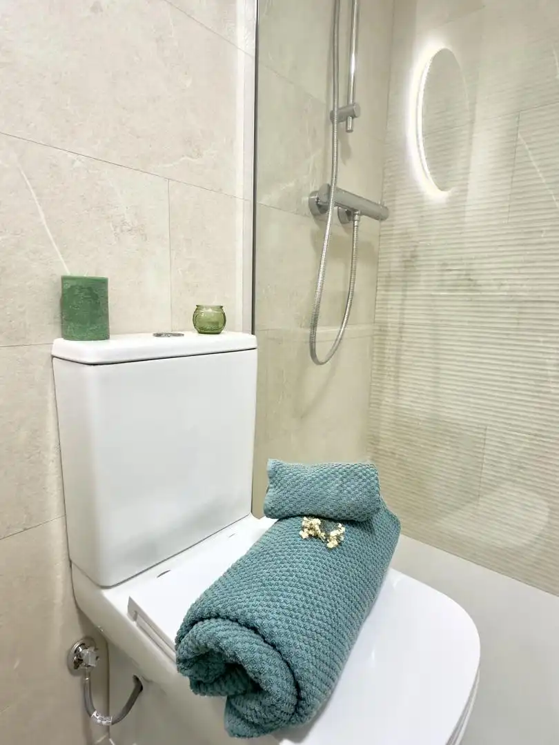 Flat for sale in Carrer Dels Horts, 1, Les Fonts Bathroom of Flat for sale in Sant Quirze del Vallès with Air Conditioner and Terrace
