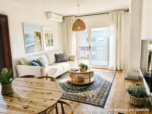 Living room of Flat for sale in  Valencia Capital  with Air Conditioner and Terrace