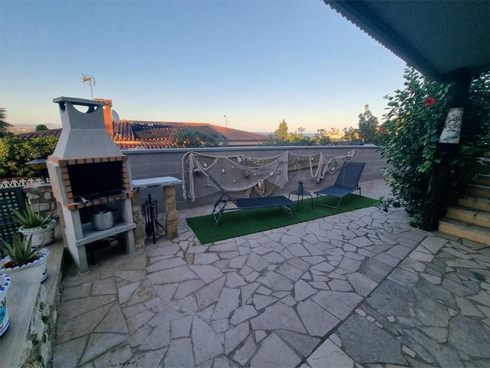 Terrassa de Apartament de lloguer en Peñíscola / Peníscola amb Jardí privat, Terrassa i Moblat