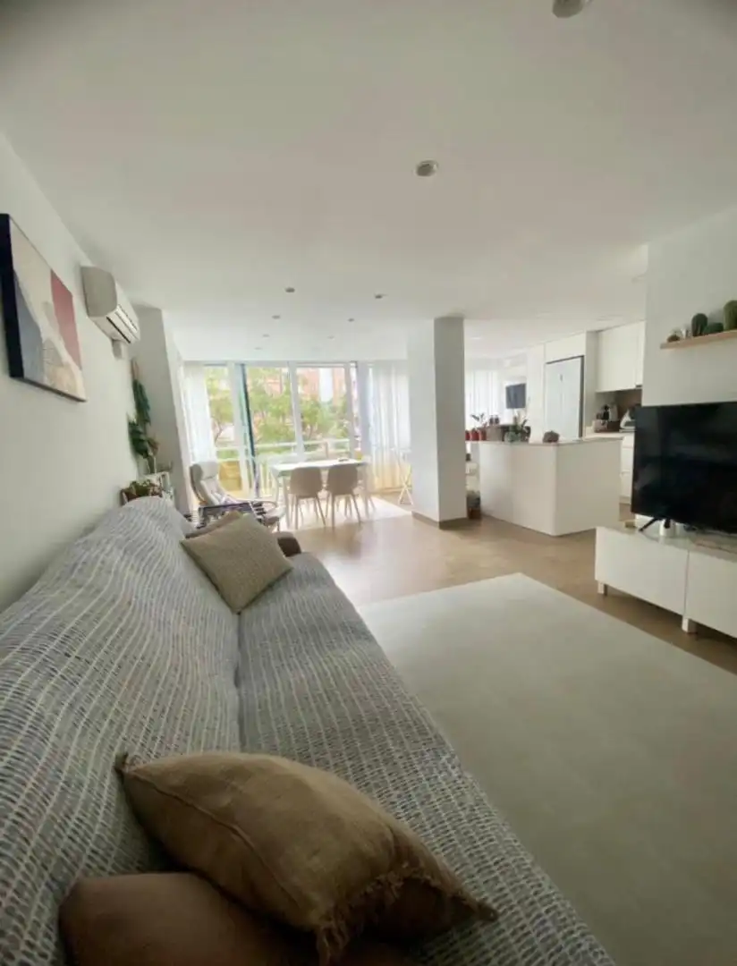 Room in Calle Gran Canaria, 11, Voramar Living room of Apartments for share in Benicasim / Benicàssim with Heating, Private garden and Swimming Pool