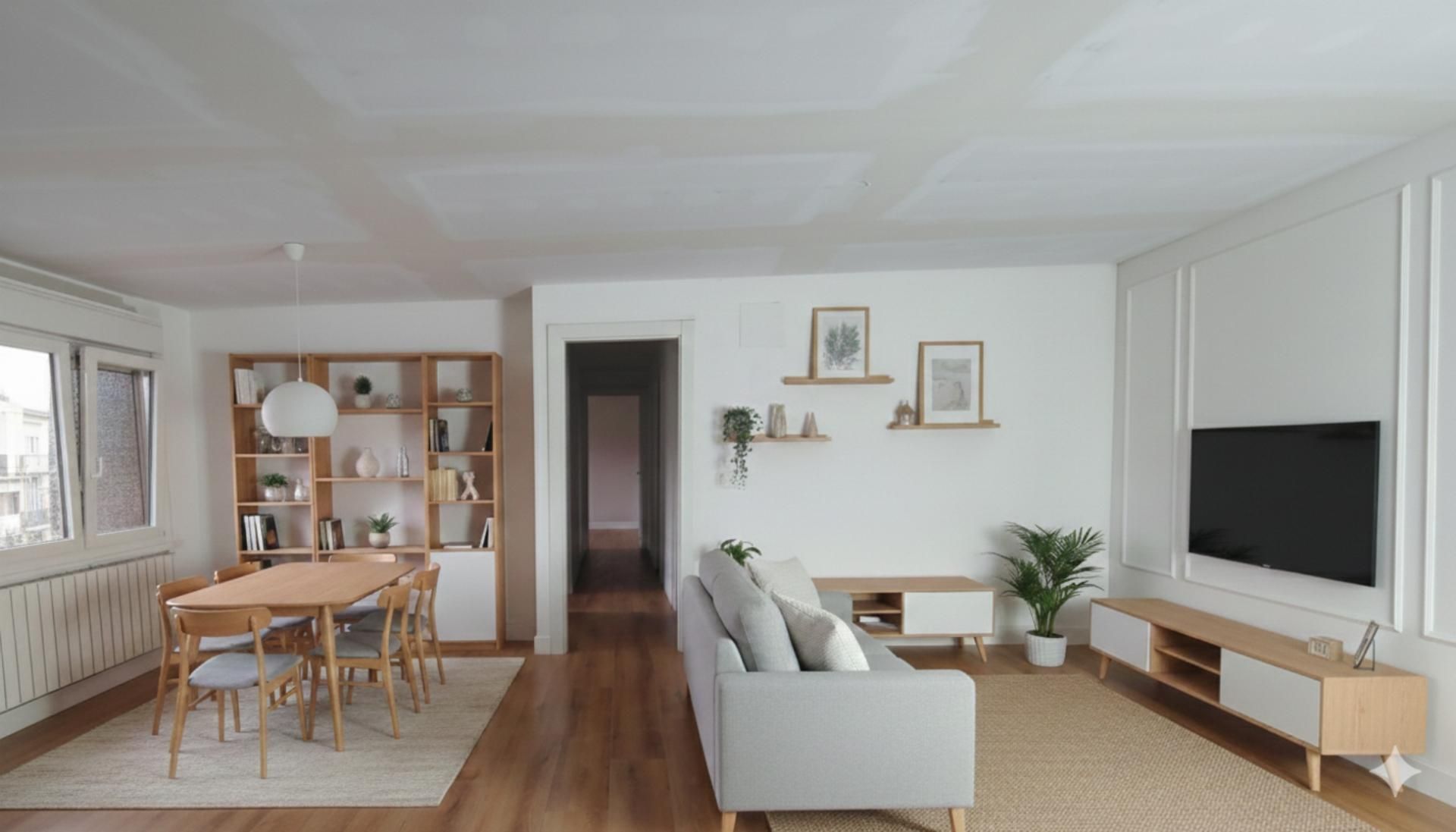 Flat for sale in Zabalbide Kalea, 69, Zurbaran Living room of Flat for sale in Bilbao with Terrace