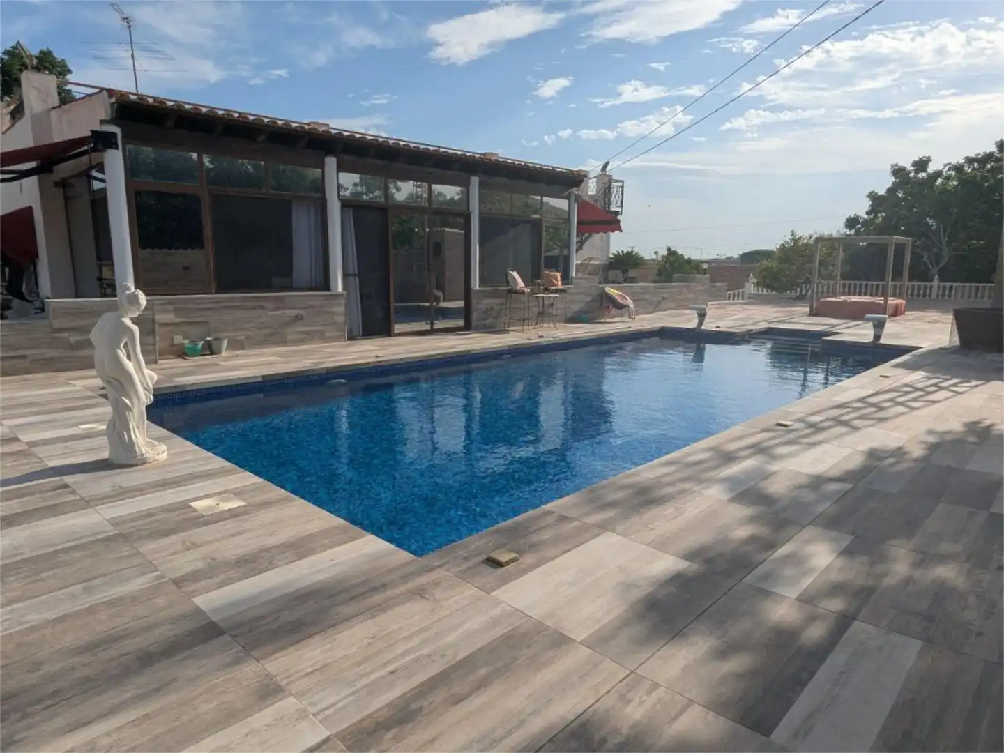 Swimming pool of Flat for sale in Elche / Elx  with Air Conditioner, Heating and Private garden