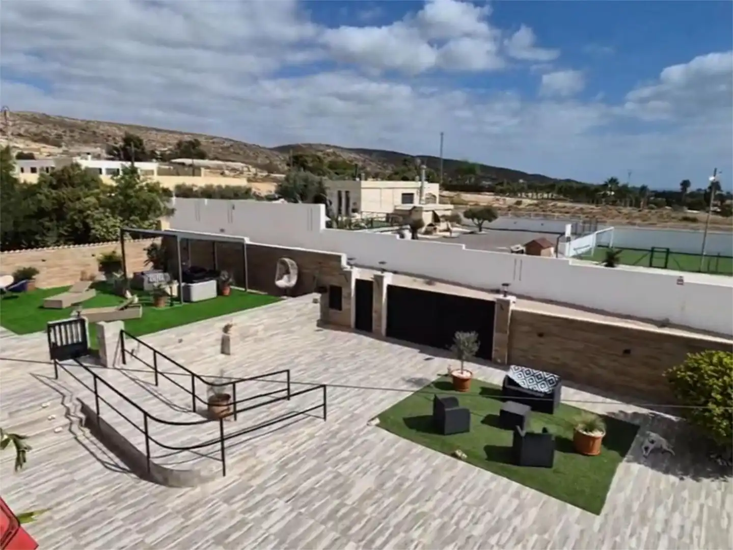 Terrace of Flat for sale in Elche / Elx  with Air Conditioner, Heating and Private garden