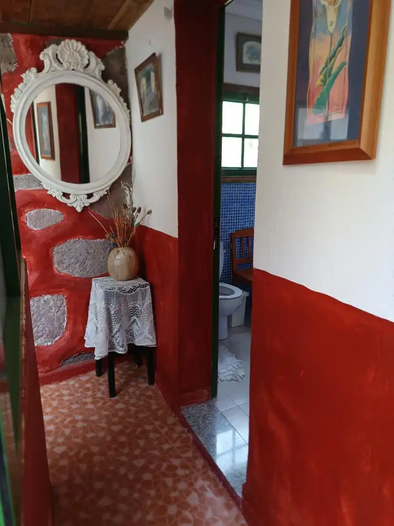 Badezimmer von Erdgeschoss zur Miete in Tejeda mit Heizung, Terrasse und Möbliert