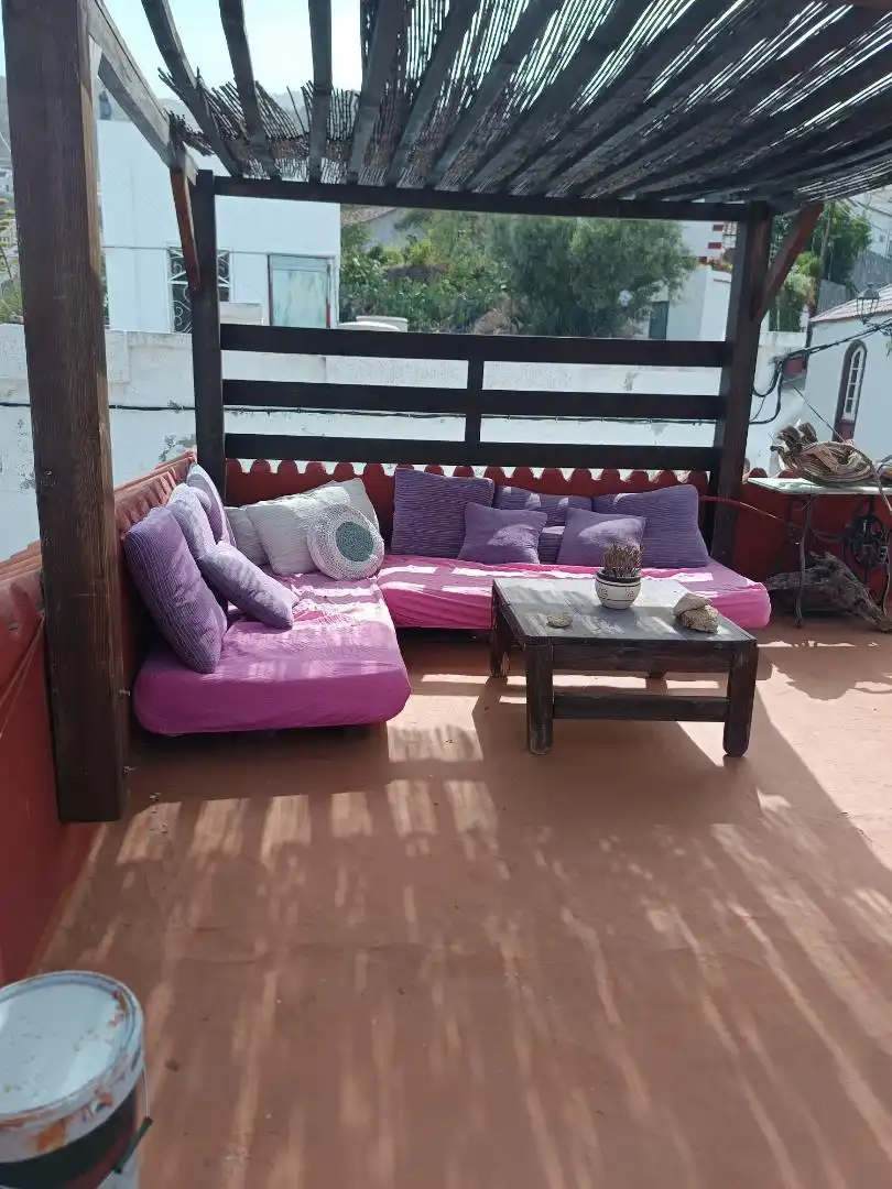 Terrasse von Erdgeschoss zur Miete in Tejeda mit Heizung, Terrasse und Möbliert