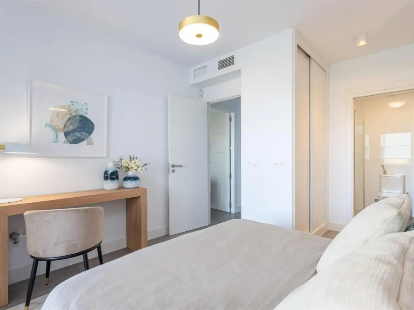 Flat for sale in Calle Arquitectos, 1, Castillo Sohail - Myramar Bedroom of Flat for sale in Fuengirola with Air Conditioner, Heating and Private garden