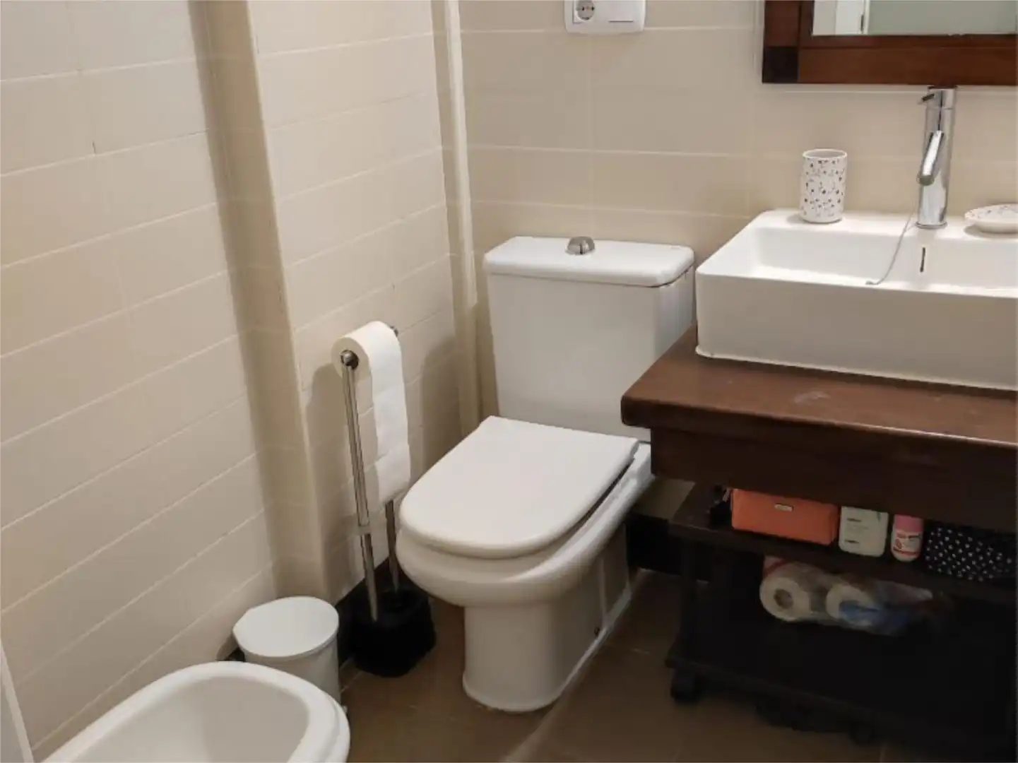 Baño de Ático de alquiler en Manilva con Aire acondicionado, Terraza y Amueblado