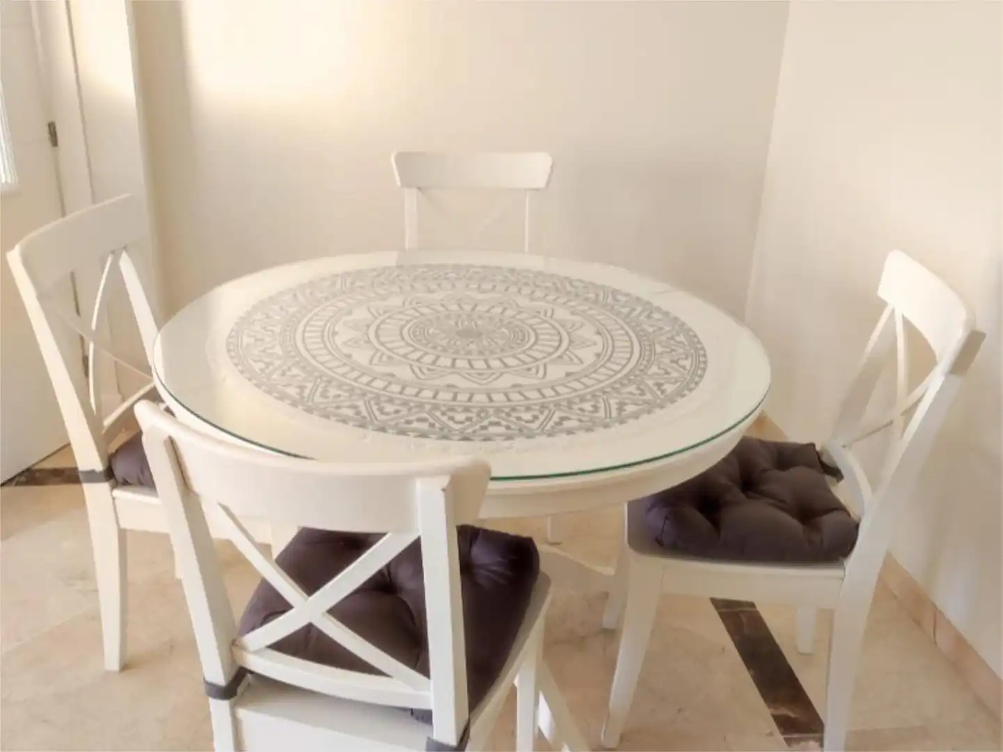 Comedor de Ático de alquiler en Manilva con Aire acondicionado, Terraza y Amueblado
