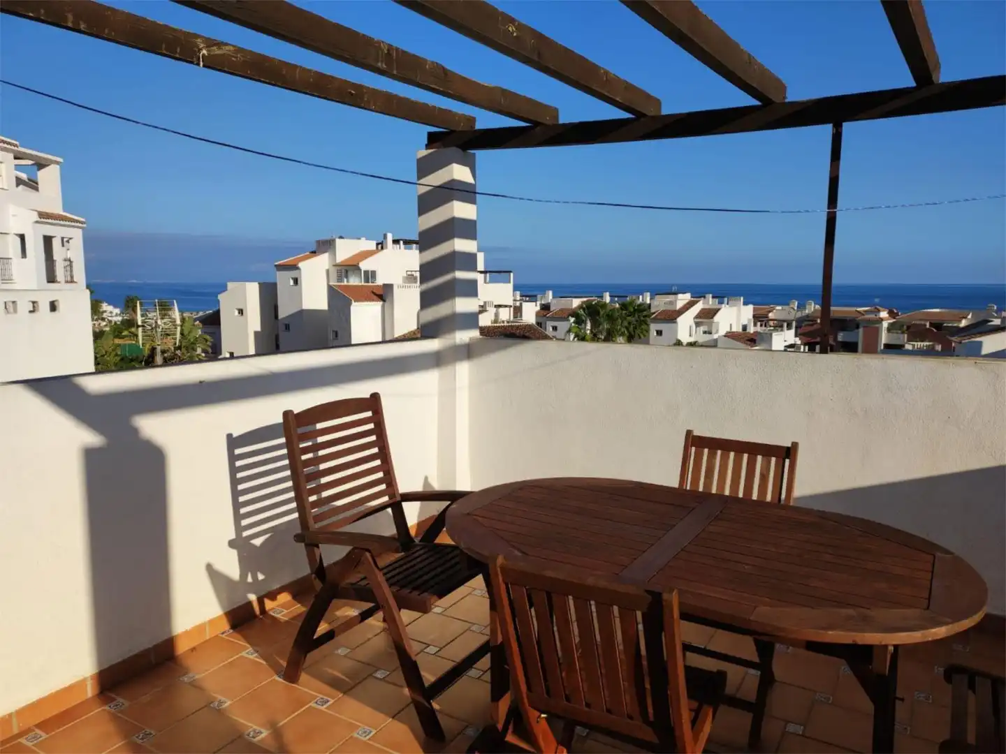 Terraza de Ático de alquiler en Manilva con Aire acondicionado, Terraza y Amueblado