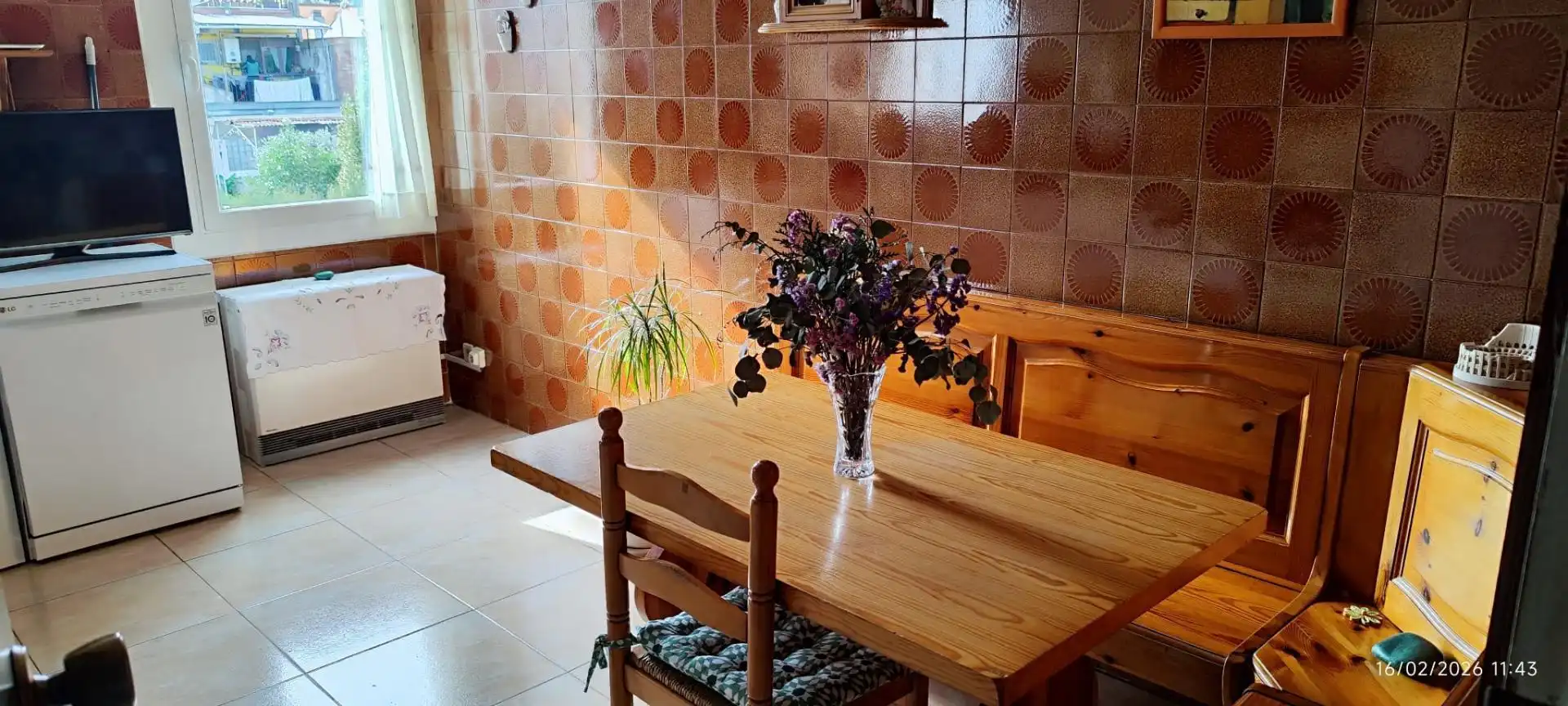 Flat for sale in Carrer Joan Tarruella, 67, Pallejà Dining room of Flat for sale in Pallejà with Air Conditioner, Terrace and Balcony