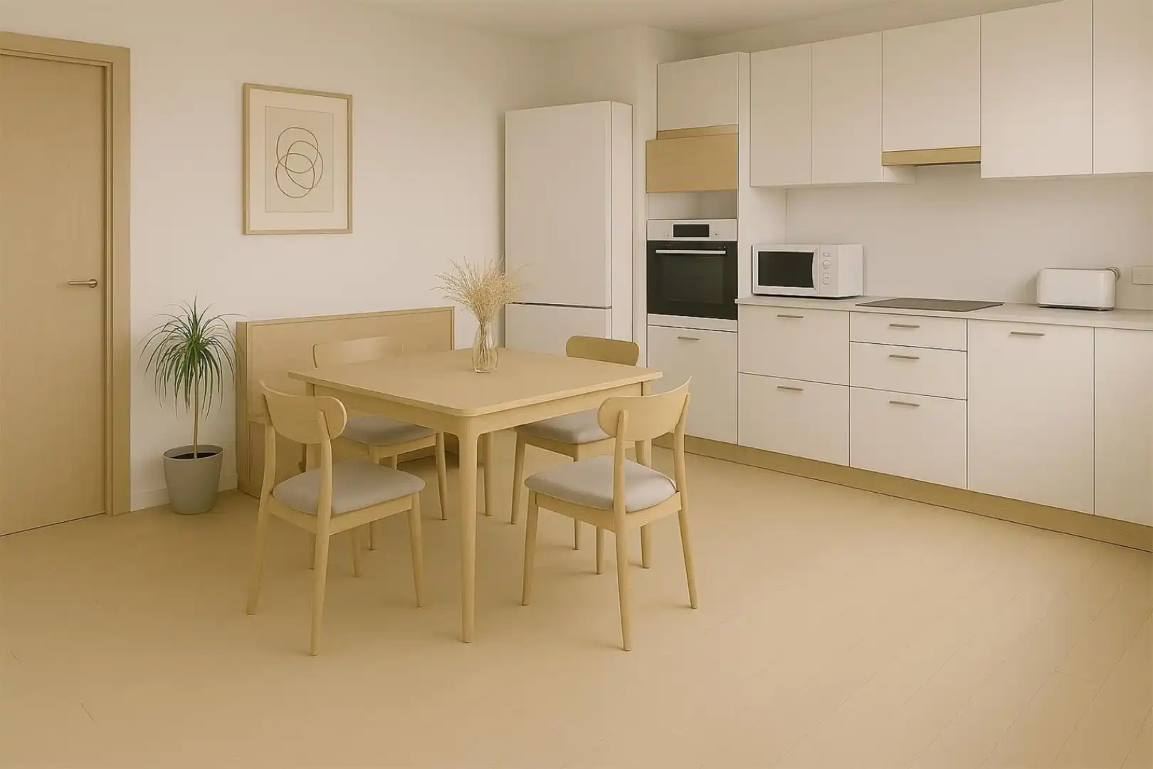 Flat for sale in Carrer Joan Tarruella, 67, Pallejà Kitchen of Flat for sale in Pallejà with Air Conditioner, Terrace and Balcony