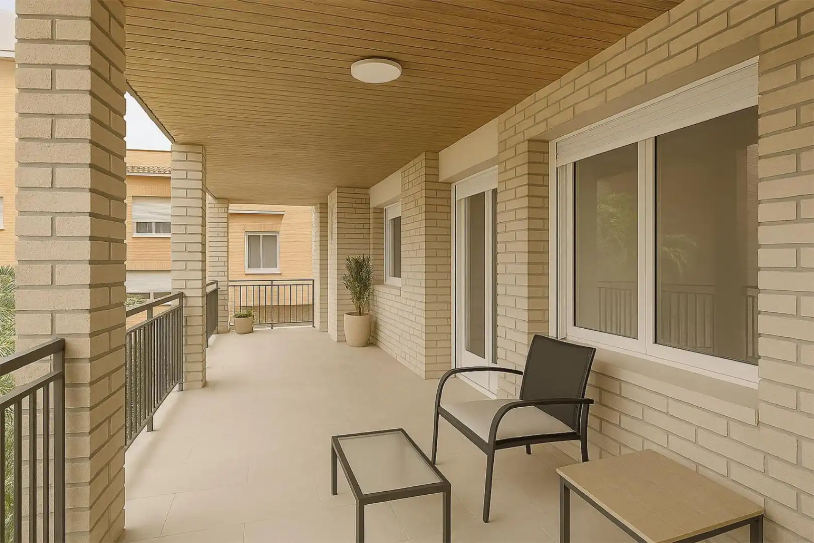 Flat for sale in Carrer Joan Tarruella, 67, Pallejà Terrace of Flat for sale in Pallejà with Air Conditioner, Terrace and Balcony