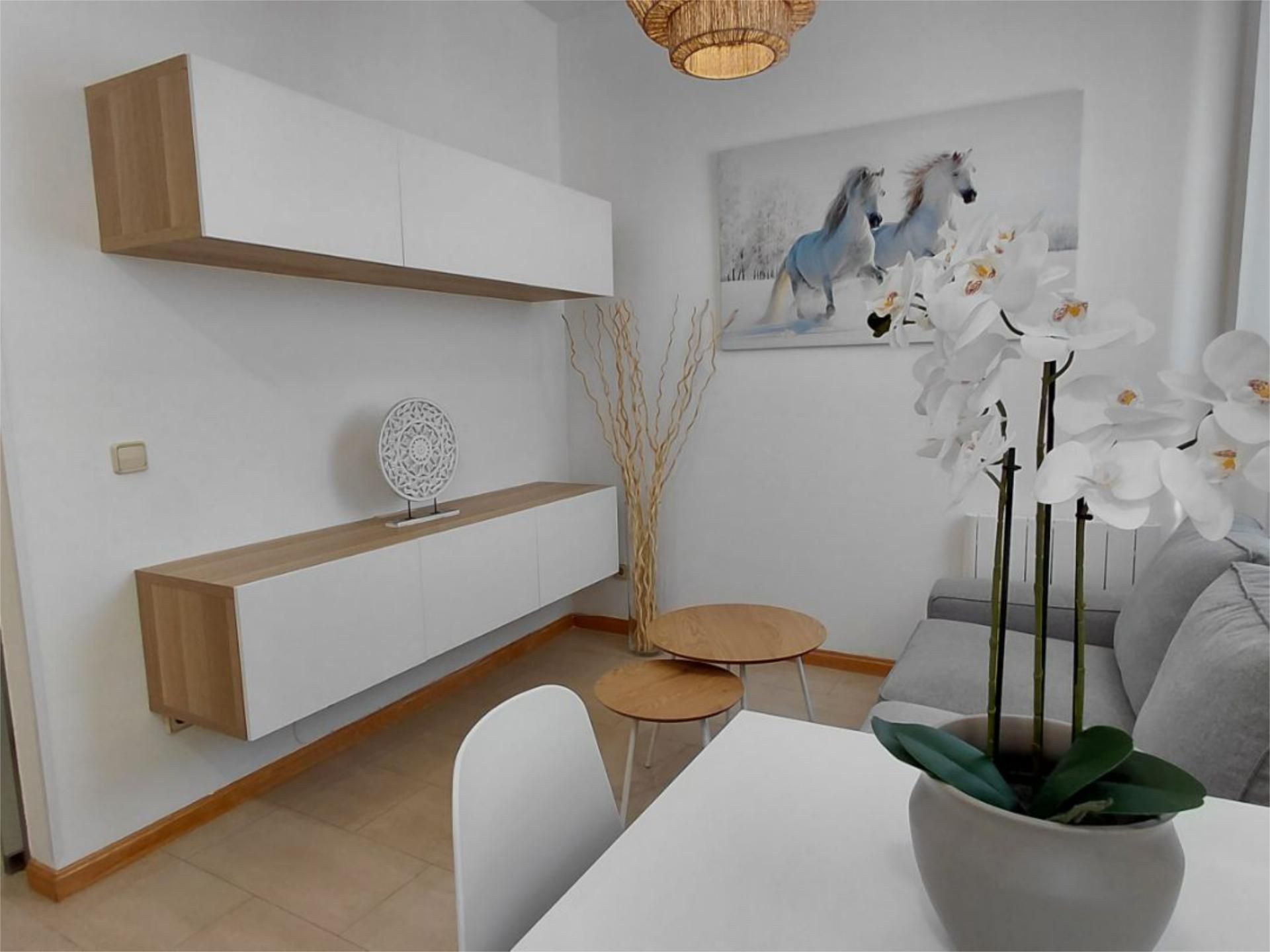 Living room of Apartment to rent in  Madrid Capital  with Air Conditioner