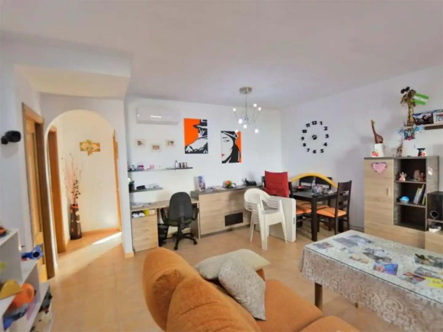 Sala de estar de Piso en venta en Benaoján con Aire acondicionado, Calefacción y Terraza