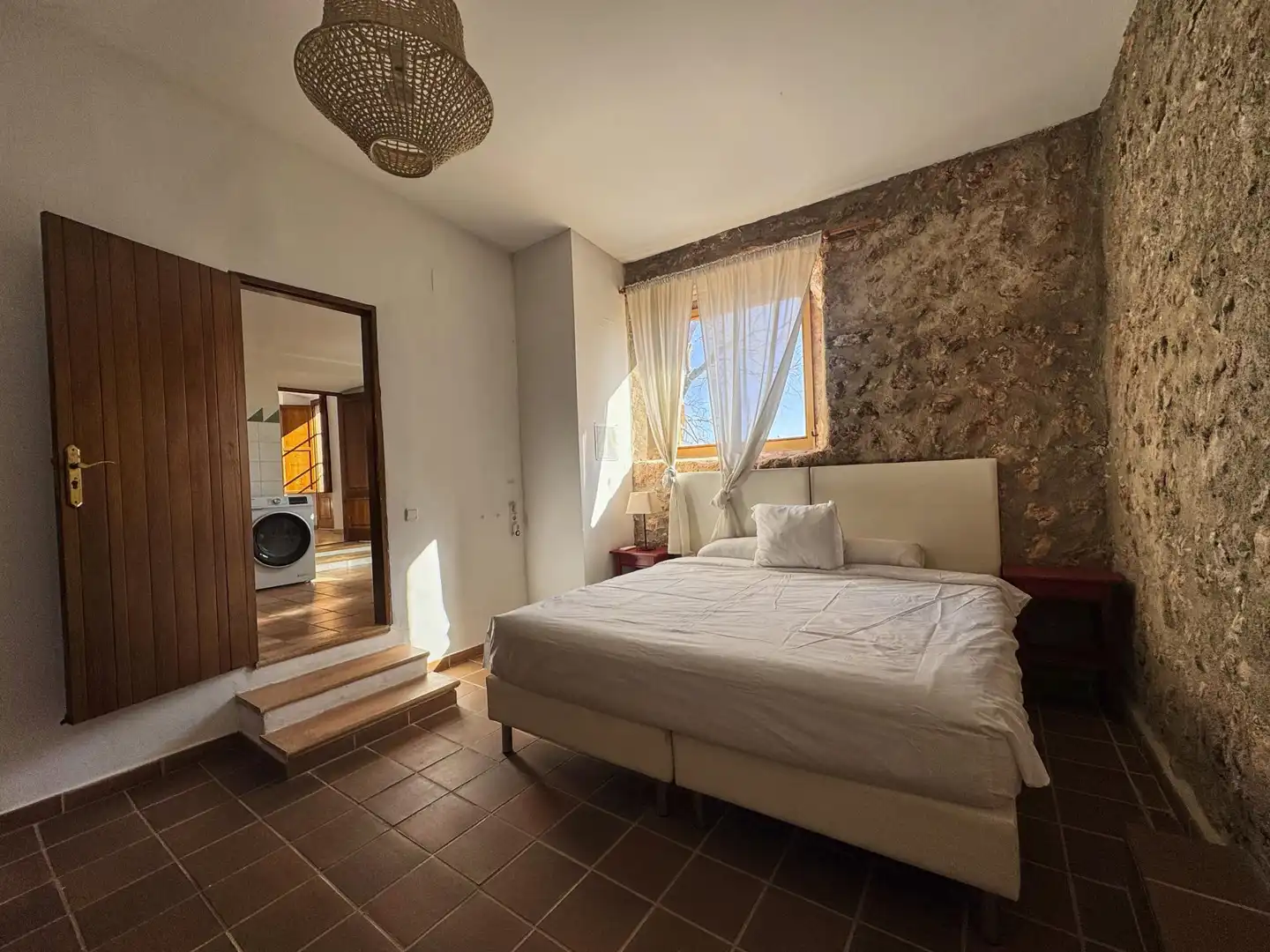 Country homes for rent in Carrer del Garballó, 215, Es Garrovers Bedroom of Country homes for rent in Marratxí with Air Conditioner, Heating and Private garden