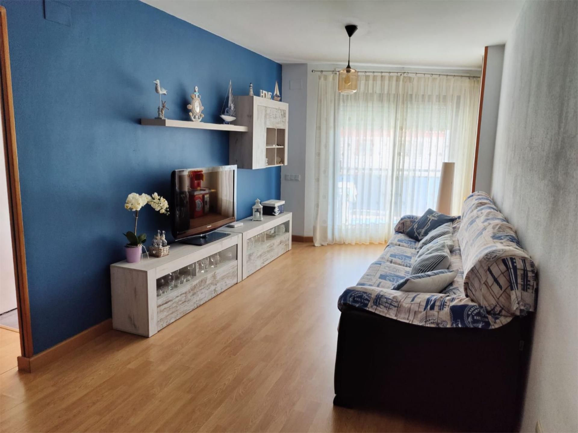 Sala d'estar de Pis en venda en La Ràpita amb Aire condicionat i Terrassa