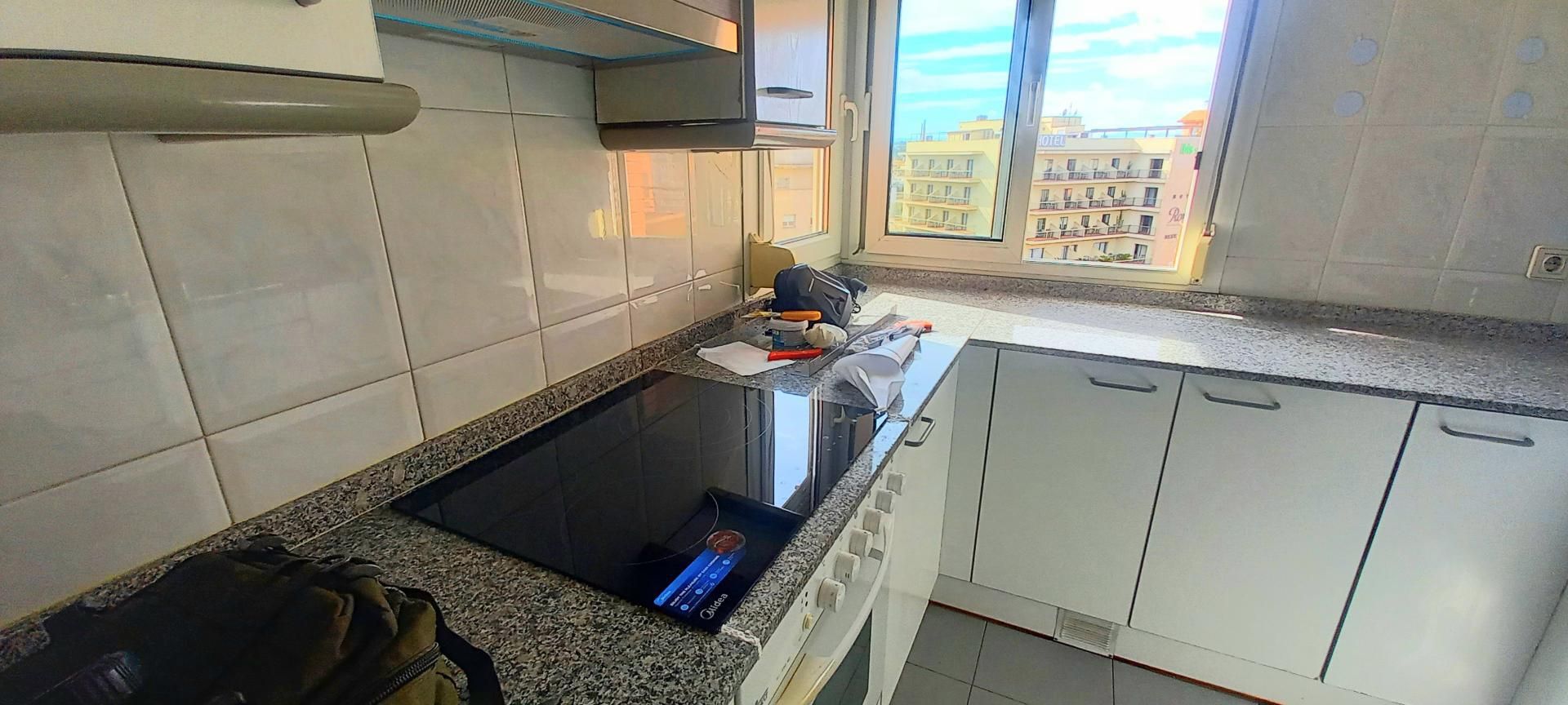 Kitchen of Flat for sale in Figueres  with Balcony