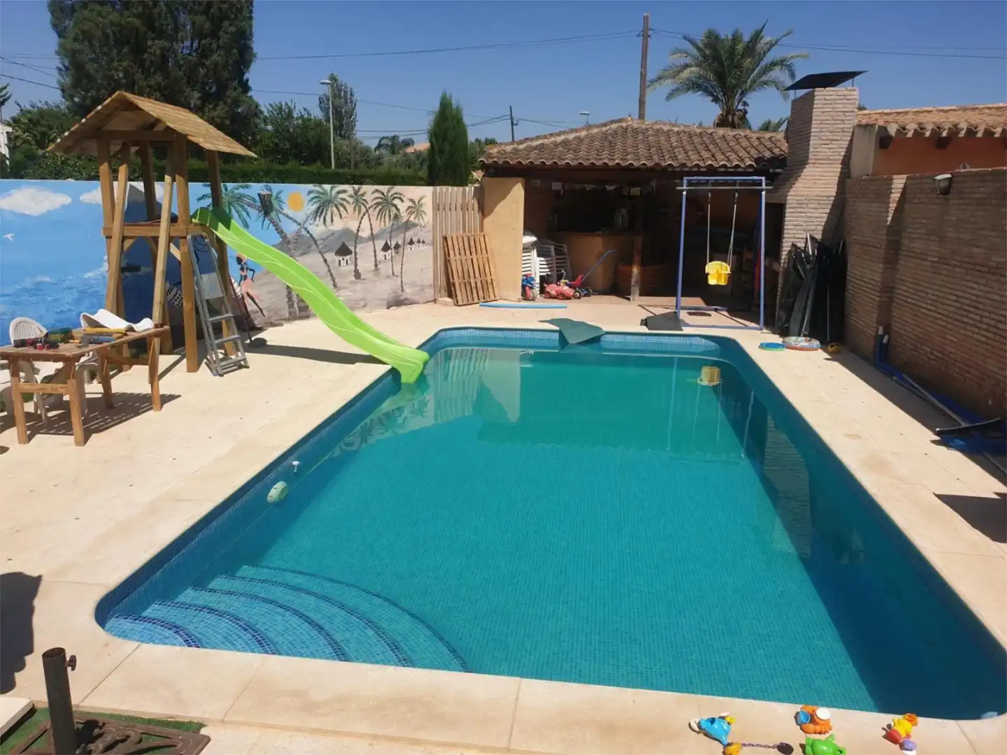 Houses for sale in Avenida de la Libertad, 14, Aljucer Swimming pool of Houses for sale in Murcia with Air Conditioner, Heating and Private garden